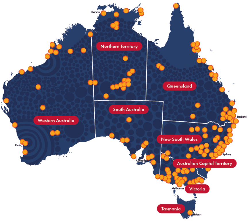 NACCHO Members Map 2024