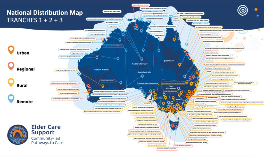 NACCHO ECS National Distribution Map