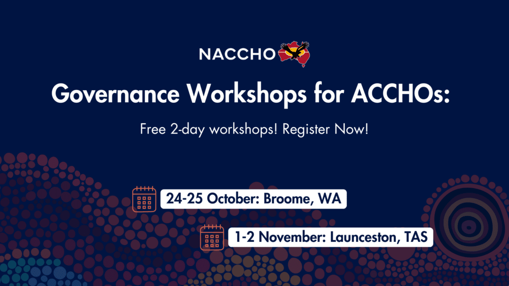 Governance Workshops - Broome and Launceston